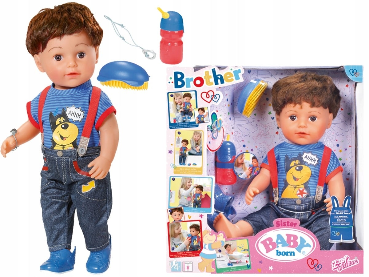 Интерактивная кукла Baby Born – Братик, 43 см.  